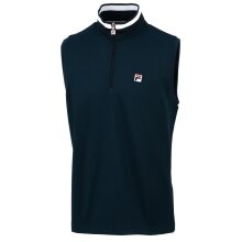 Fila Tennis-Pullunder Toby Slipover (halber Reißverschluss, Stehkragen) navyblau Herren