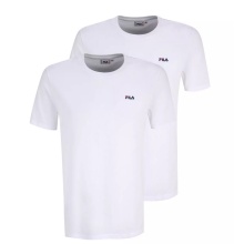 Fila Freizeit-Shirt Brod Tee (Baumwolle) weiss/weiss Herren - 2er Pack