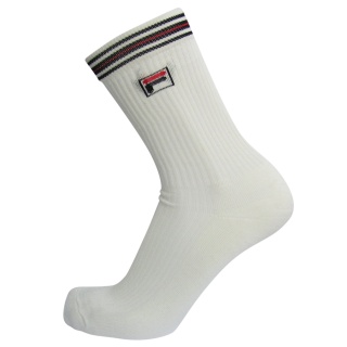 Fila Tennissocke Stripes Herren (75% Baumwolle) cremeweiss - 1 Paar