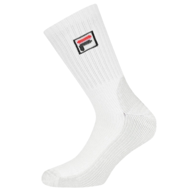 Fila Tennissocke Performance Crew (Mischgewebe) weiss/grau - 1 Paar