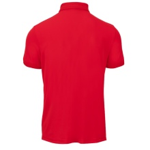 Fila Tennis-Polo Hermano (100% rec. Polyester, klassisch Look) rot Herren