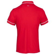 Fila Tennis-Polo New Court (100% Polyester) rot Herren