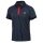 Fila Tennis-Polo Stripes (100% Polyester) navyblau/weiss Herren