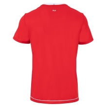 Fila Tennis-Tshirt Elias (Polyester) rot/weiss Herren