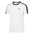 Fila Tennis-Tshirt Stripes Jascha 2 (100% Polyester) weiss Herren