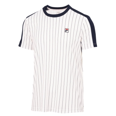 Fila Tennis-Tshirt Stripes Jascha 2 (100% Polyester) weiss Herren