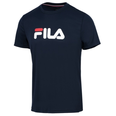 Fila Tennis-Tshirt Logo dunkelblau Herren