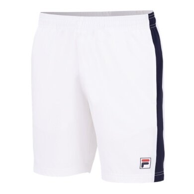 Fila Tennishose Jakob Short (4-Wege Stretch) kurz weiss/navyblau Herren