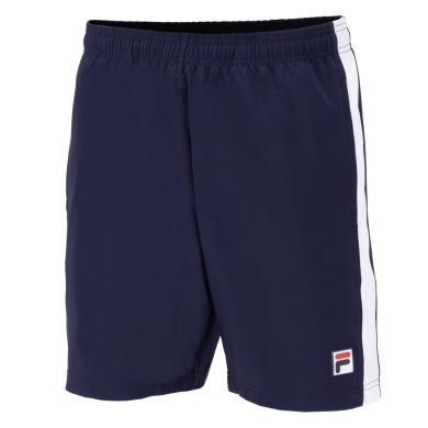 Fila Tennishose Jakob Short (4-Wege Stretch) kurz navyblau/white Herren