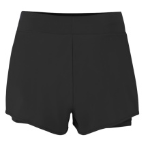 Fila Tennishose Luna Shorts (mit Innenhose, hoher Bund) kurz schwarz Damen