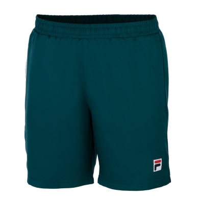 Fila Tennishose Short Leon (optimale Bewegungsfreiheit) kurz tealblau Herren