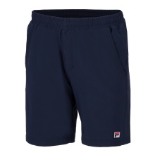 Fila Tennishose Short Santana (4-Wege-Stretch, atmungsaktiv) kurz navyblau Herren