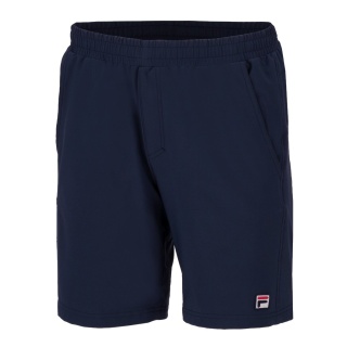 Fila Tennishose Short Santana (4-Wege-Stretch, atmungsaktiv) kurz navyblau Herren