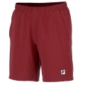 Fila Tennishose Short Santana (4-Wege-Stretch, atmungsaktiv) kurz burgundrot Herren