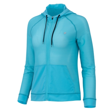 Fila Tennisjacke Erika mit Kapuze (angenehmes Tragegefühl) blau Damen