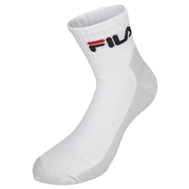 Fila Tennissocke Quarter Short (Mischgewebe) weiss - 1 Paar