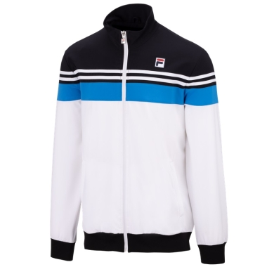 Fila Trainingsjacke Bruno (Full-Zip, Stehkragen) weiss/blau Herren