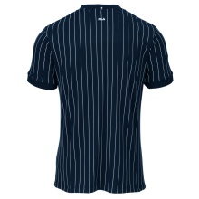 Fila Tennis-Tshirt Button Stripes peacoatblau/weiss Herren