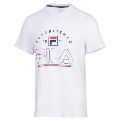 Fila Tennis-Tshirt Jay weiss Herren