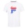 Fila Tshirt Nevio (Baumwolle) weiss/rot Herren