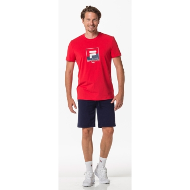 Fila Tshirt Sandro (angenehmer Tragekomfort) rot Herren