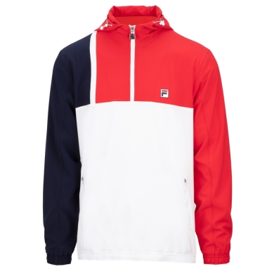 Fila Übergangsjacke Hanno (Windbreaker, 4-Wege-Stretch) weiss/rot Herren