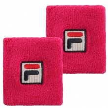 Fila Schweissband Osten Handgeleng (80% Baumwolle) pink - 2 Stück