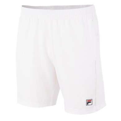 Fila Tennishose Short Leo (100% Polyester) kurz weiss Herren