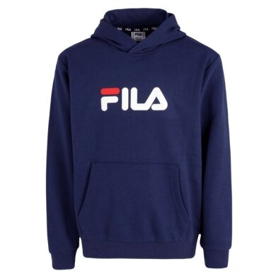 Fila Kapuzenpullover Sande Classic Logo Hoody (Baumwolle) dunkelblau Kinder