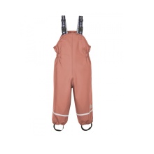 First Instinct Matsch- und Regenhose mit Hosenträgern Fis 44 (PFC-frei, wasserdicht) rosenholz pink Kleinkinder