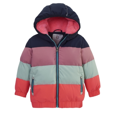 First Instinct Winterjacke Fiow 30 Colour Block (PFC-frei, wasser- und winddicht) coral pink Kleinkinder