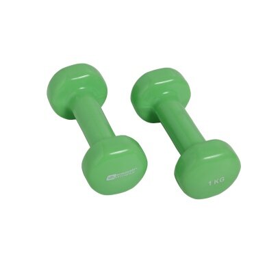 Schildkröt Fitness Hanteln Vinyl (Eisen/PVC) grün Set 2x1,0kg