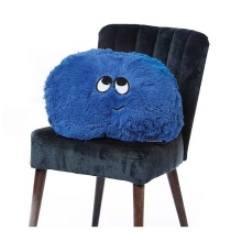 Flauschn Kuschelkissen Buddy 50cm blau - 1 Stück