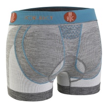 For Bicy Boxershort Urban Life hellgrau melange/türkis Herren