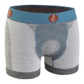 For Bicy Boxershort Urban Life hellgrau melange/türkis Herren