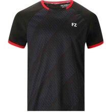 Forza Sport-Tshirt Cornwall Tee (100% Polyester) schwarz/rot Herren