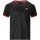 Forza Sport-Tshirt Cornwall Tee (100% Polyester) schwarz/rot Herren