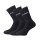 Forza Sportsocken FZ Classic Crew schwarz - 3 Paar