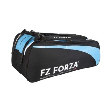 Forza Badminton-Racketbag Play Line (Schlägertasche, 2 Hauptfächer) blau/schwarz 9er