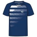 Forza Sport-Shirt Madison S/S Tee (100% Polyester) blau/weiss Damen