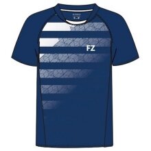 Forza Sport-Shirt Madison S/S Tee (100% Polyester) blau/weiss Damen