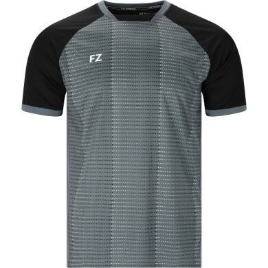 Forza Sport-Tshirt Lewy Tee (100% Polyester, bequeme Passform) grau/schwarz Herren