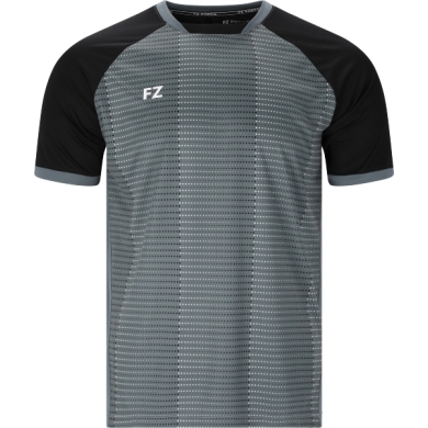 Forza Sport-Tshirt Lewy Tee (100% Polyester, bequeme Passform) grau/schwarz Jungen