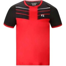 Forza Sport-Tshirt Check Tee (bequeme Passform) rot/schwarz Jungen