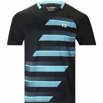 Forza Sport-Tshirt Crestor Tee (schnelltrocknend, bequem) schwarz/blau Herren