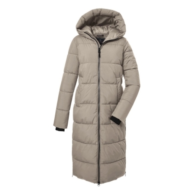 G.I.G.A. DX Winter-Daunenmantel GW 50 mit Kapuze (wasserabweisend, winddicht) hellbeige Damen