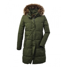 G.I.G.A. DX Winter-Daunenparka Casual mit Kapuze (wasserabweisend, atmungsaktiv, PFC-frei) dunkelolivgrün Damen