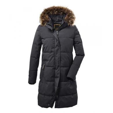 G.I.G.A. DX Winter-Daunenparka Casual mit Kapuze (wasserabweisend, atmungsaktiv, PFC-frei) dunkelblau Damen