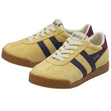 Gola Sneaker Elan 2025 (Wildleder,Schnürverschluss) gelb/violett/kirschrot Kinder