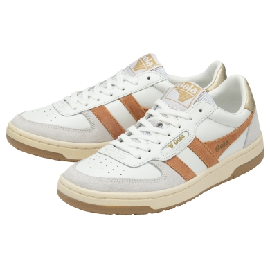 Gola Sneaker Hawk 2024 weiss/terracottarot/gold Damen